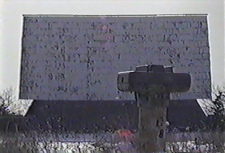 West Point Drive-In Theatre - Screen With Pole From Darryl Burgess (newer photo)